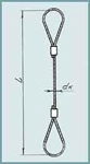 Строп оСКП-0,5т/0,5м