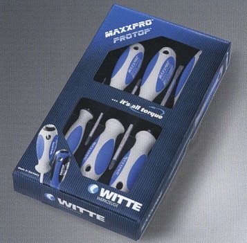 WITTE Набор отверток MAXXPRO  6 шт SL/PH/PZ (653754)